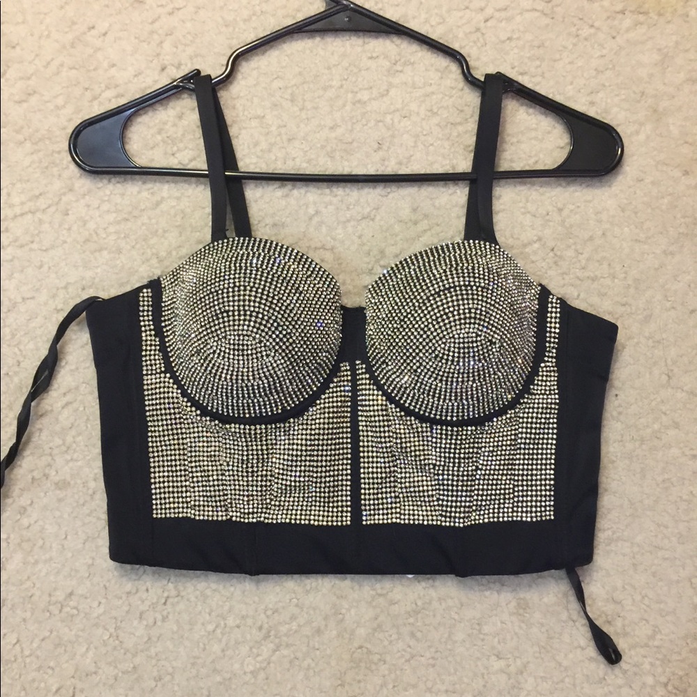 Rhinestone Bustier